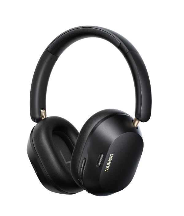 UGREEN Studio Max2 Wireless Over-Ear Headphones, Bluetooth 5.4 HiFi Stereo Headset with Built-in Mic, 40mm Dynamic Driver, 80 Hours Battery Life, 0.06s Ultra-Low Latency & AI Call Noise Cancelling - Black