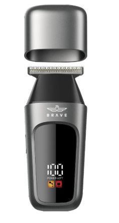 BRAVE Mini Men's Hair Trimmer | Cordless Zero-Gapped T-Blade Trimmer - Black
