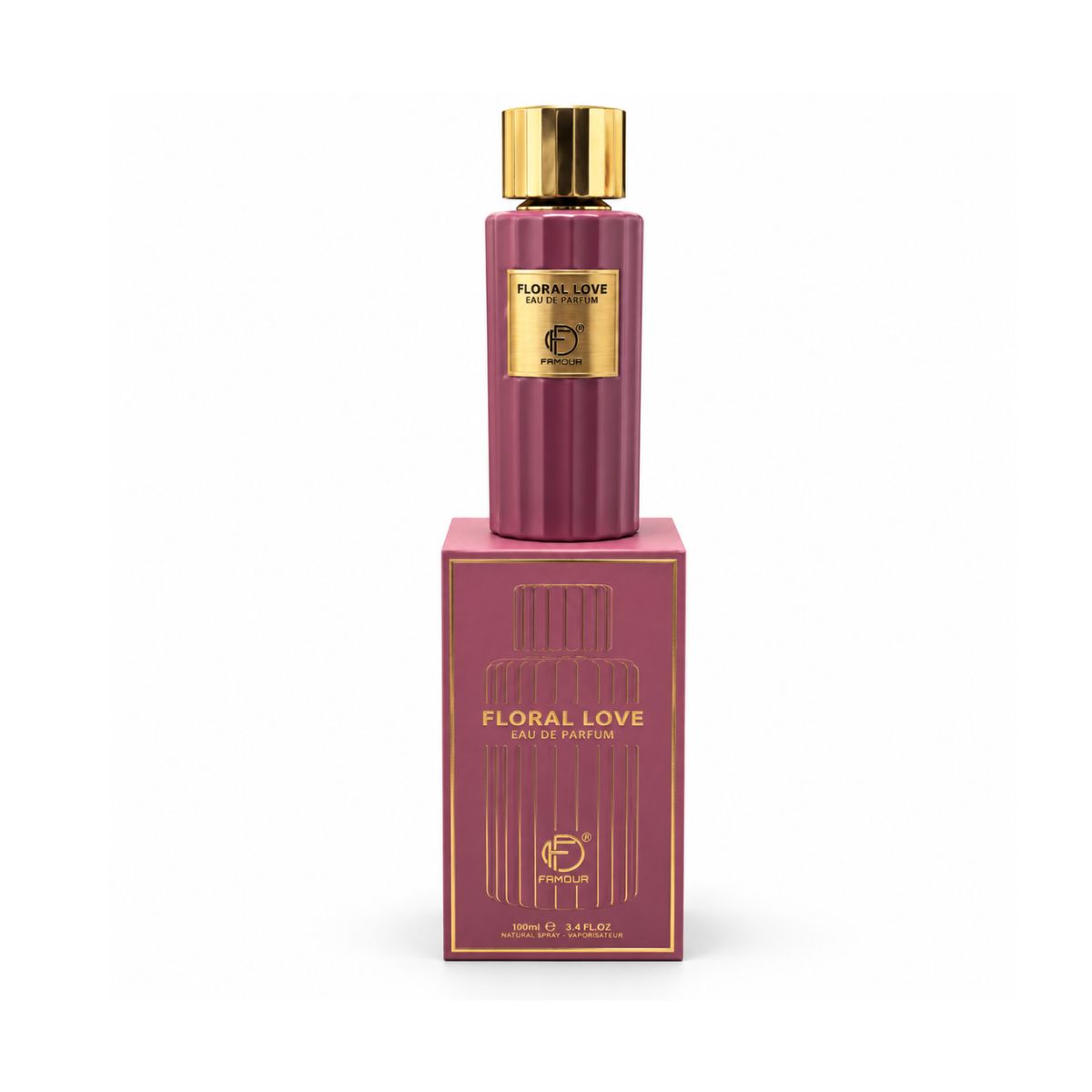 FAMOUR Floral Love Eau de Parfum for Women, 100 ml Natural Spray