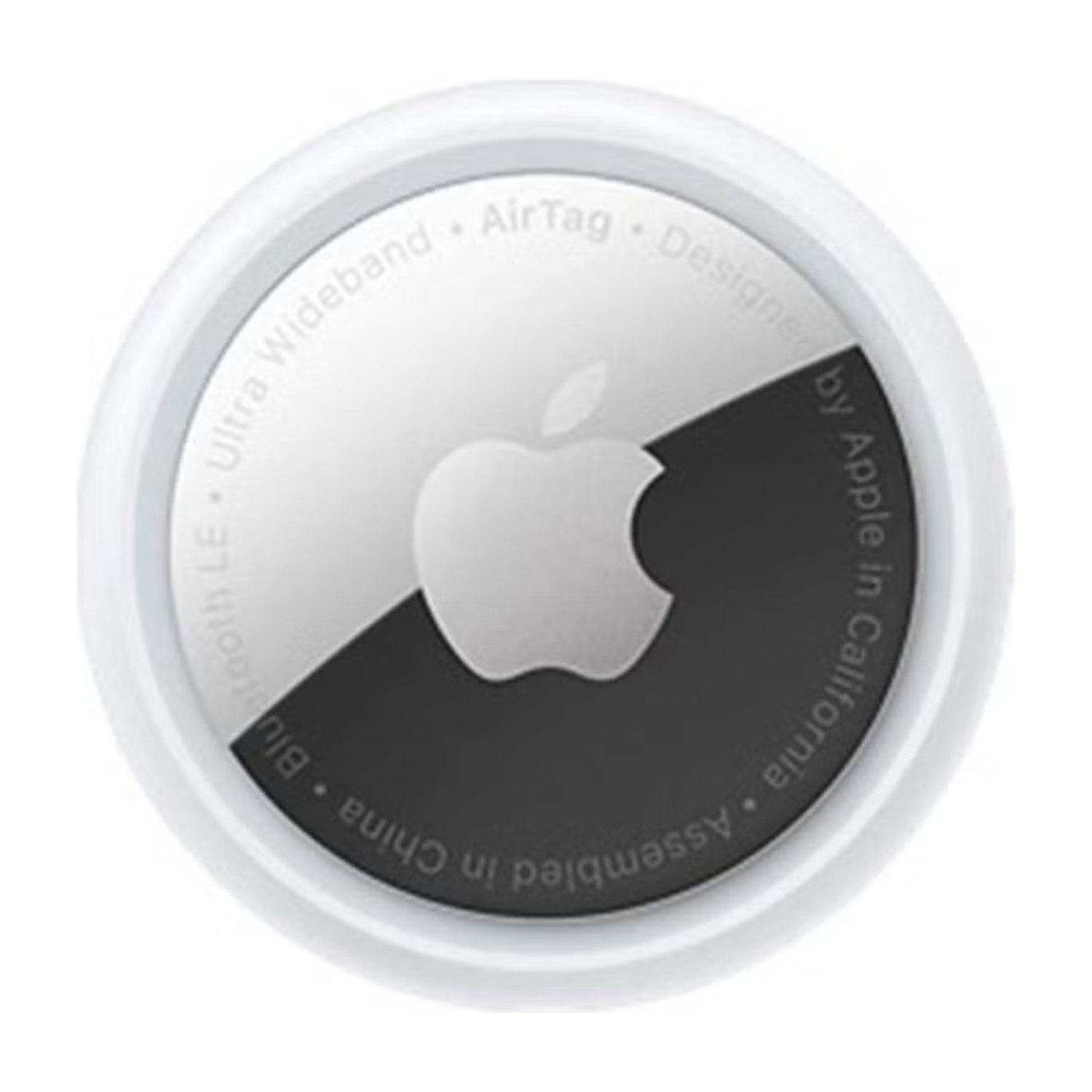 علبة Apple AirTag قطعة واحدة (الجيل الأول) - أبيض