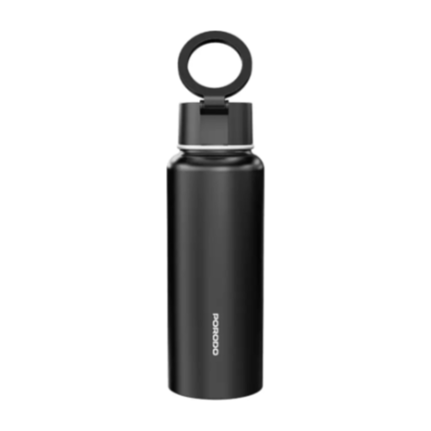 Porodo Lifestyle Magnetic Mount Water Bottle with MagSafe Phone Holder, BPA-Free Stainless Steel Vacuum Insulated Bottle