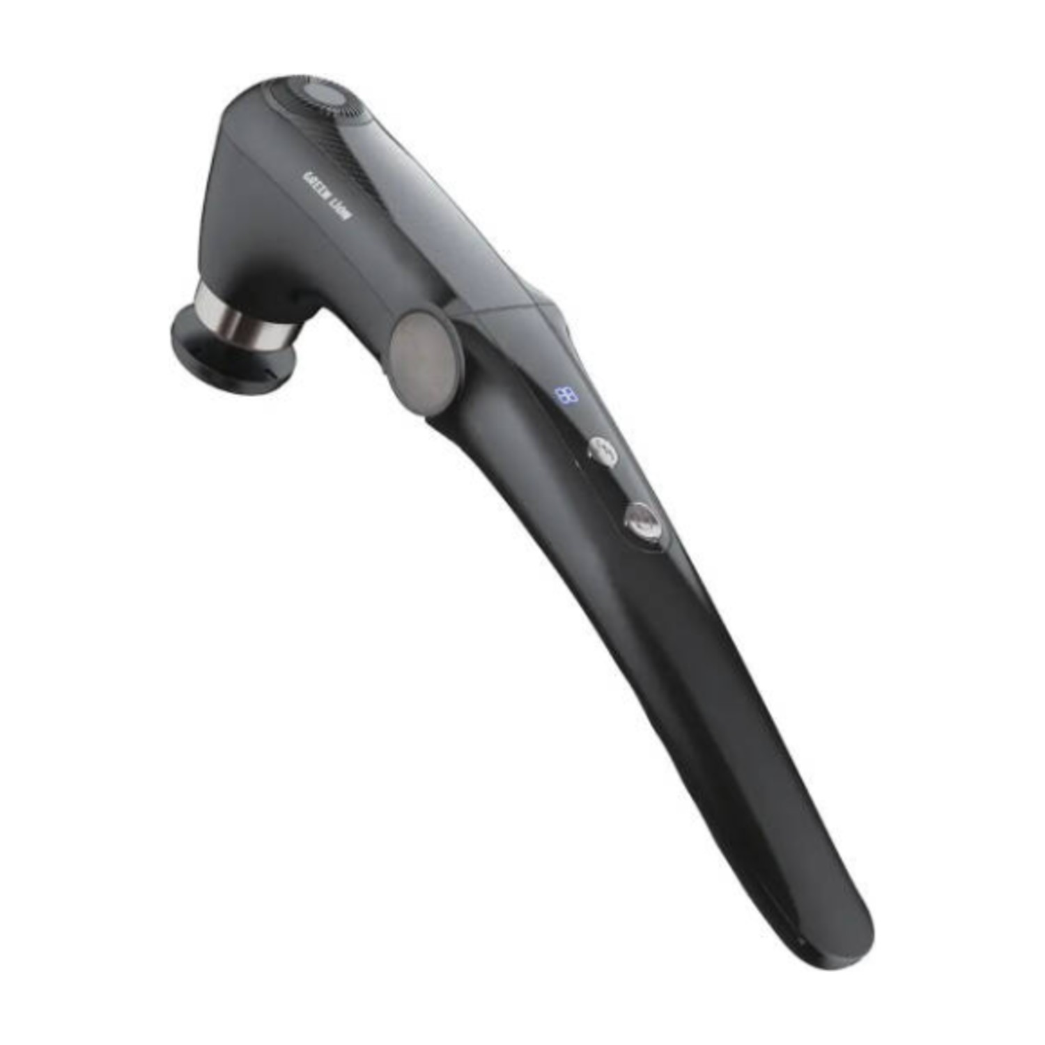 Green Lion Foldable Deep Tissue Percussion Massager, 9 Speed Levels, 3200RPM Motor, USB C Rechargeable, Portable Long Handle Massager, Black | GNFLDMSGNBK