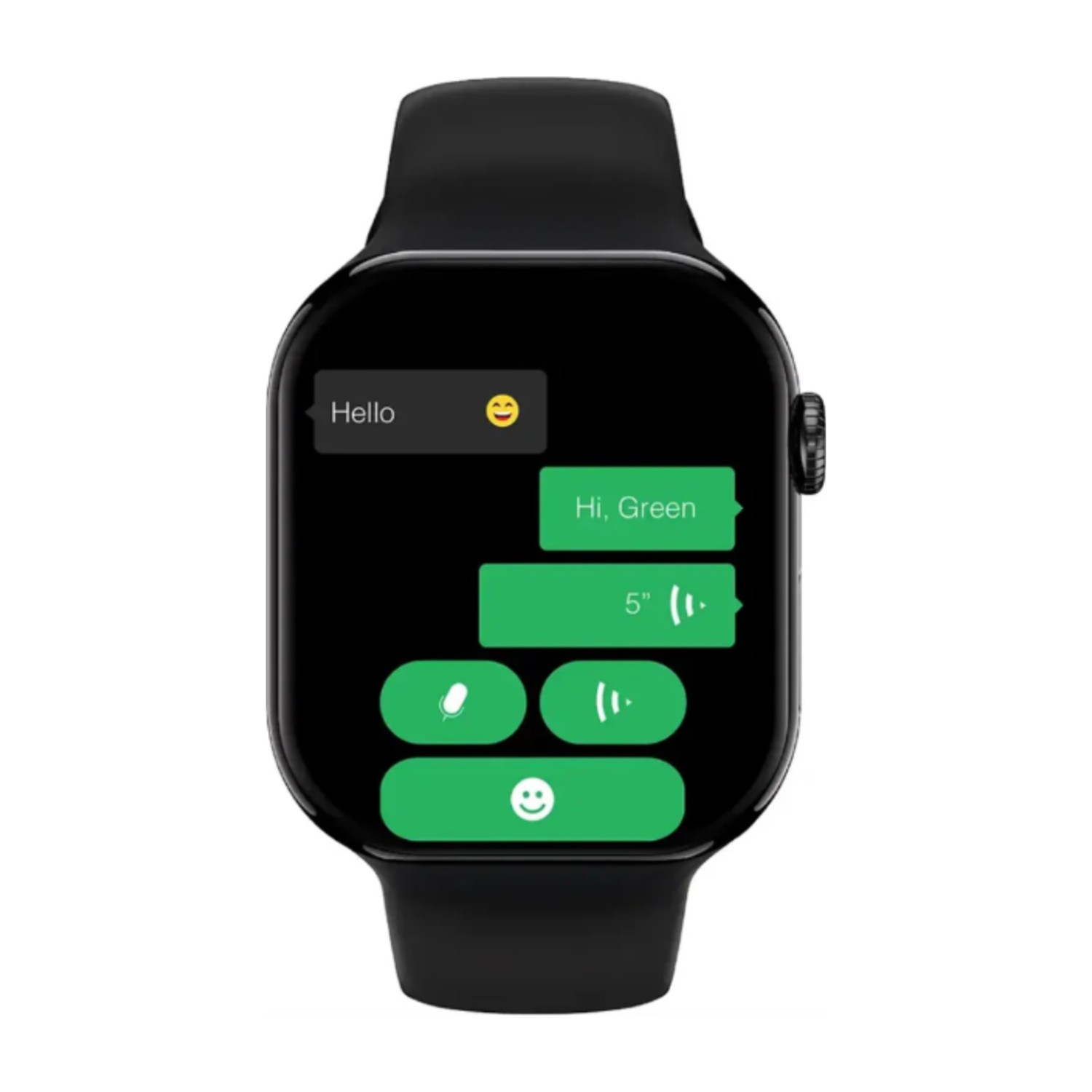 ساعة Green Lion Flex 46 الذكية بشاشة IPS مقاس 2.06 إنش، ميزة النقر المزدوج، الرد الفوري على واتساب، استعداد حتى 10 أيام، شاشة تعمل دائماً، 3 مساعدين ذكاء اصطناعي، وضع رياضي، مكالمات بلوتوث، ترجمة، بوصلة، مقياس ضغط جوي