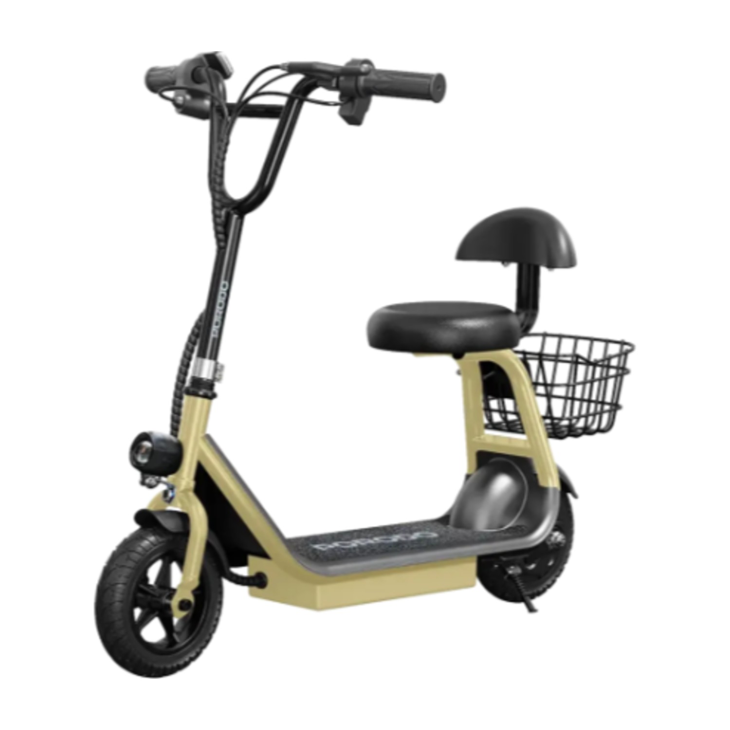 Porodo Snapp Electric Kids Mini Bike with 8" Wheel Size - Beige