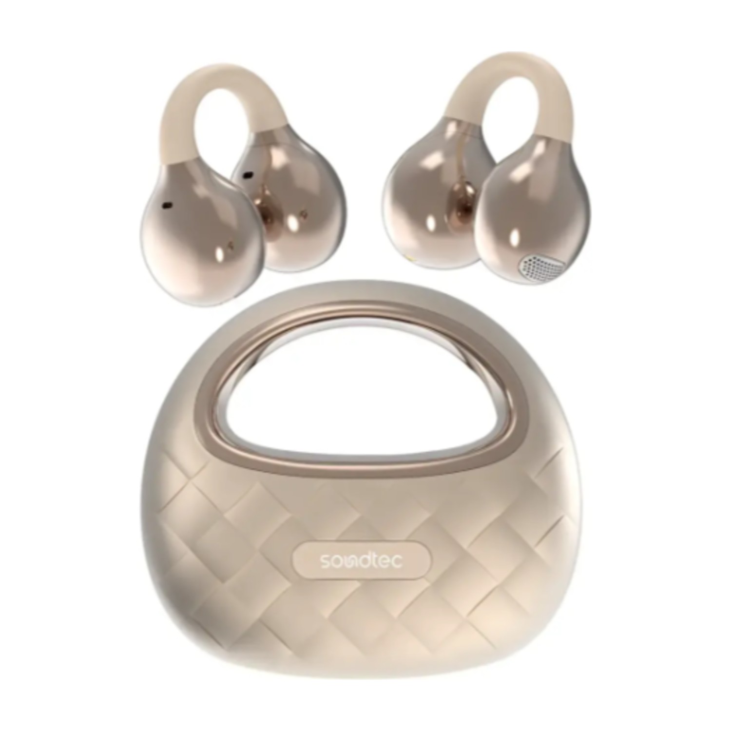 سماعات أذن لاسلكية Porodo Soundtec Vogue مفتوحة الأذن - زهري