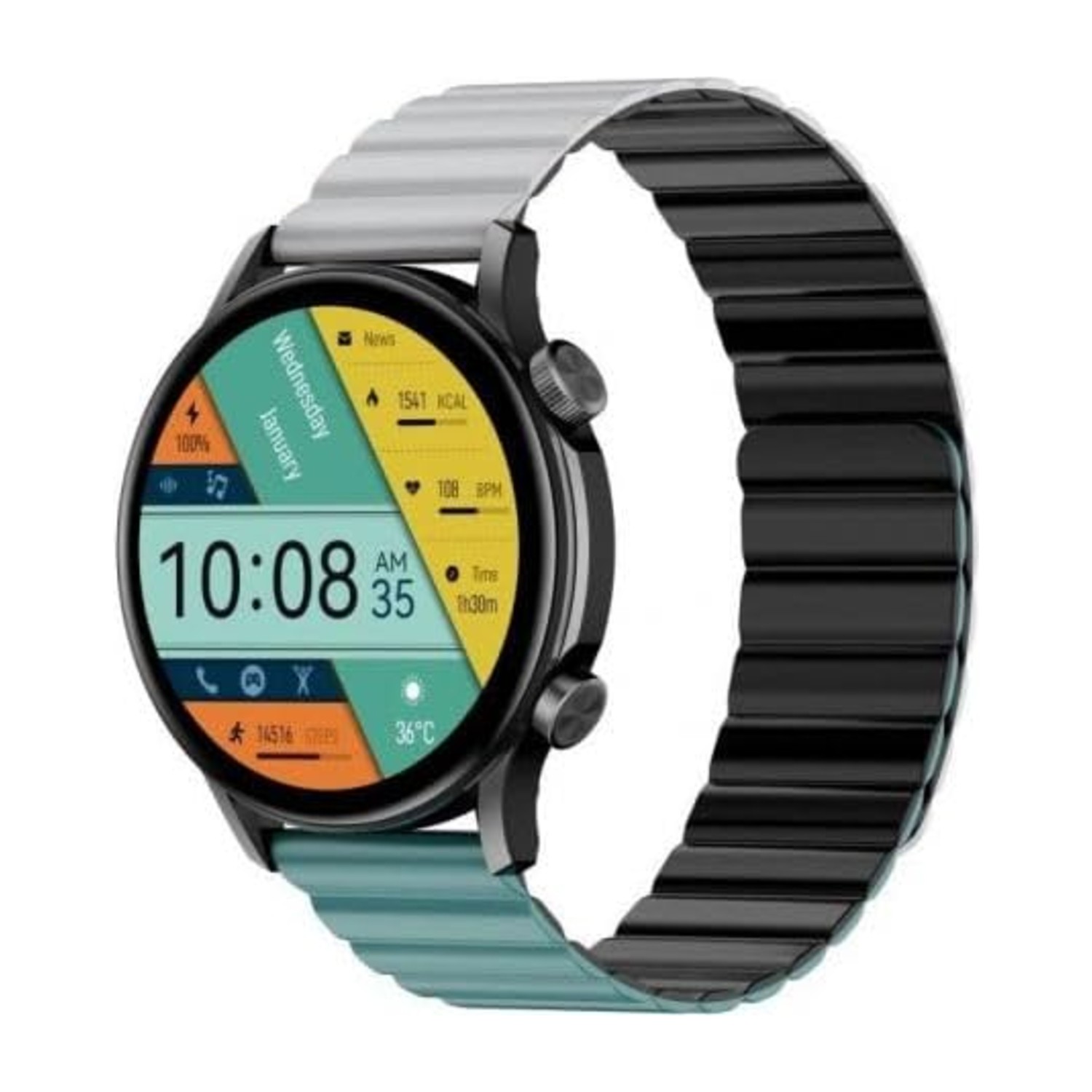ساعة مكالمات ذكية Kieslect KR Pro Ltd مع شاشة AMOLED