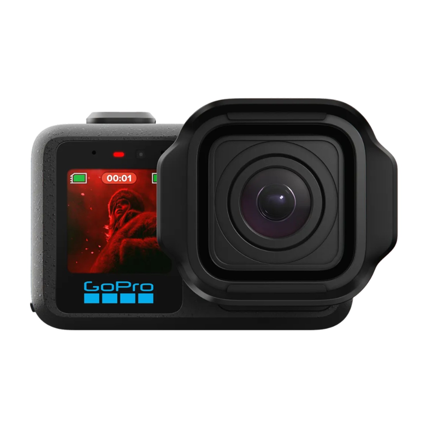 كاميرا GoPro Mission 1 Pro - كاميرا سينمائية صغيرة الحجم مزودة بمستشعر 1 بوصة، وفيديو بتقنية Open Gate بدقة 8K30 و4K120، وبطارية Enduro 2