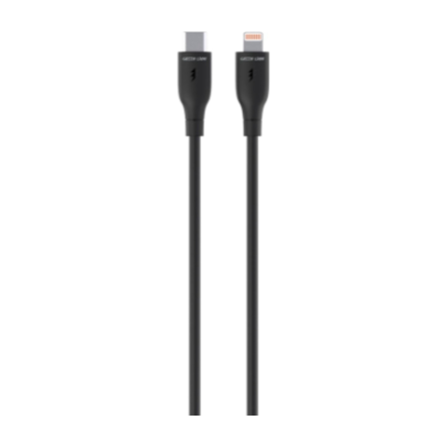 كابل USB - C إلى Lightning PVC من Green Lion - أسود