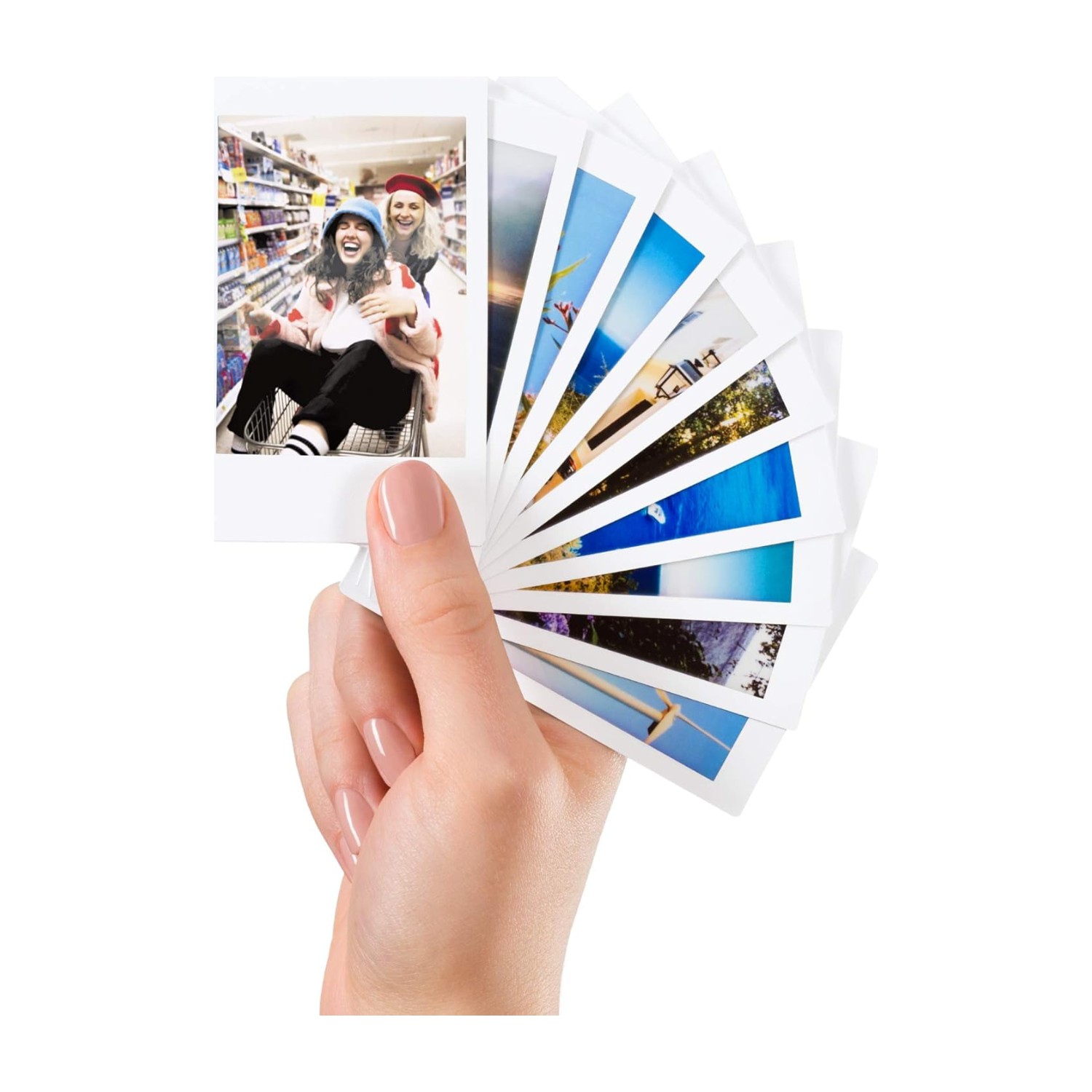Instax Mini Instant Film 10 ورقة بيضاء