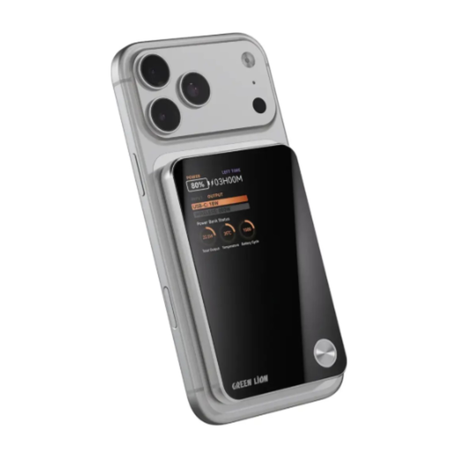 Green Lion G-Mag 3-in-1 Power Bank - Black