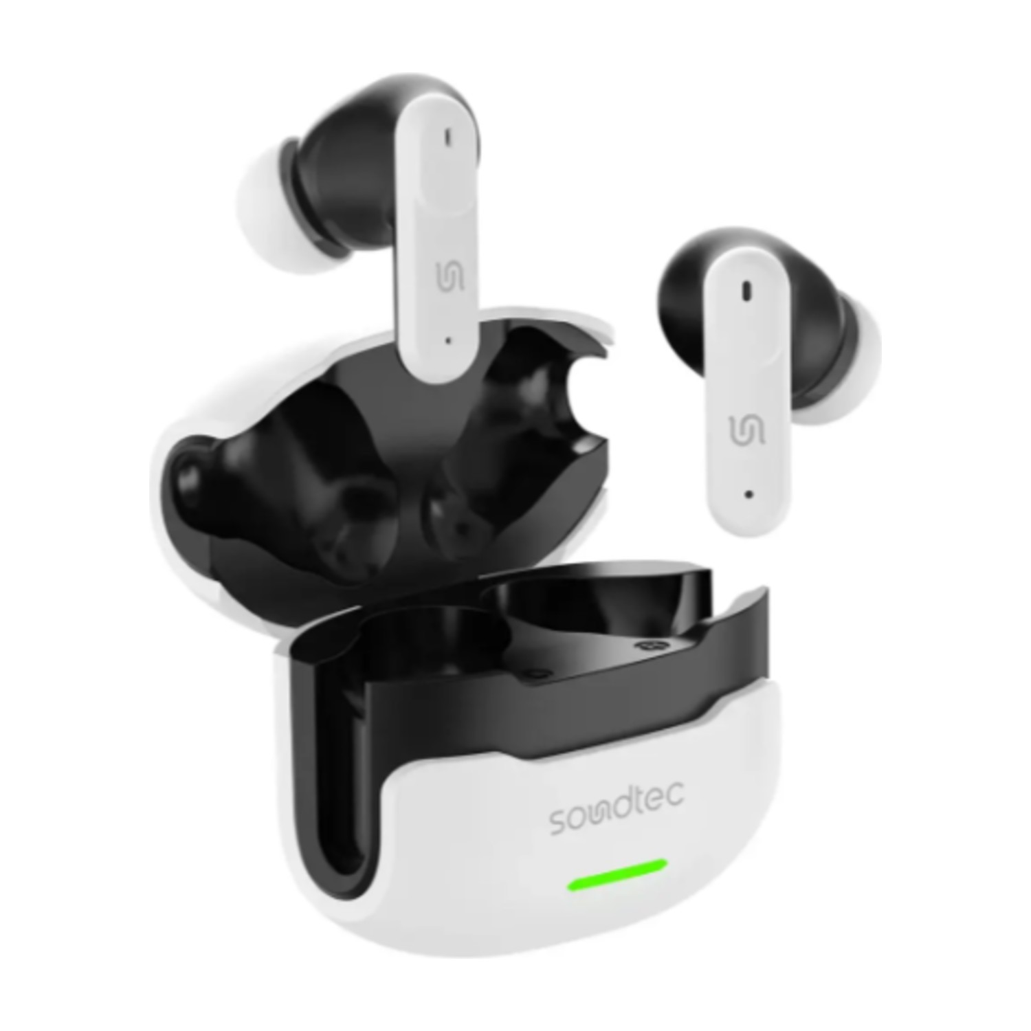 Porodo Soundtec Prosound TWS Wireless Earbuds- white