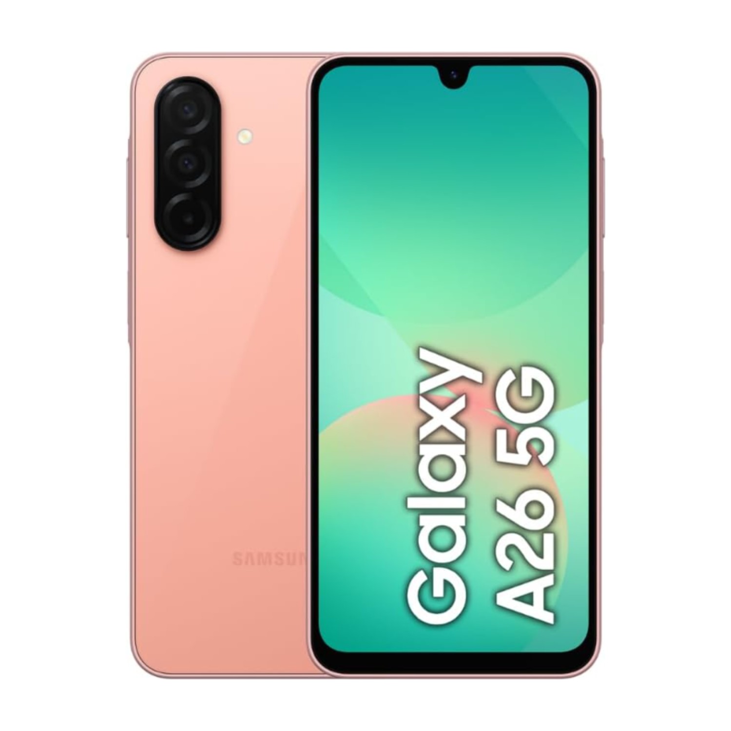 Samsung Galaxy A26 5G, Android Smartphone, 256GB Storage, 8GB RAM, Peach Pink, 50MP Camera, Large Display, Long Battery Life (UAE Version)