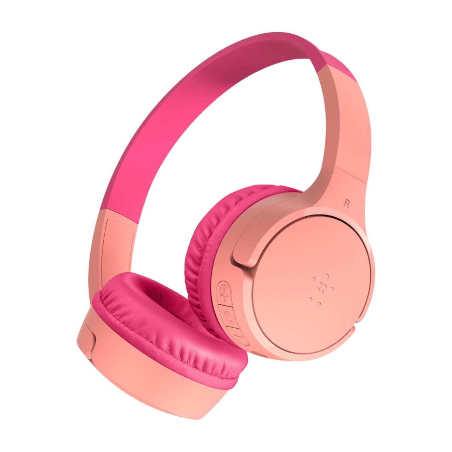 Belkin SoundForm Mini Kids Wireless Headphones with Built-In Microphone, 30H of Playback Time, & Fun Stickers - Over-Ear Headsets for Online Learning, School, Travel, iPhone, iPad, Galaxy -