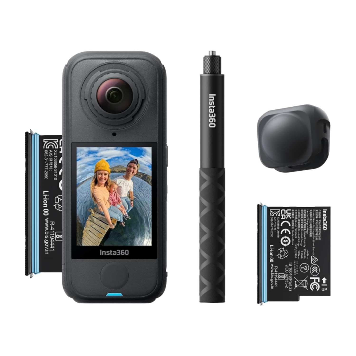 حزمة Insta360 X4 Air Starter | أخف كاميرا حركة 8K 360 للمغامرات الملحمية | للسفر والرياضة ومدونات الفيديو | مقاطع فيديو سلسة ومستقرة وسهلة التحرير في أي وقت وفي أي مكان