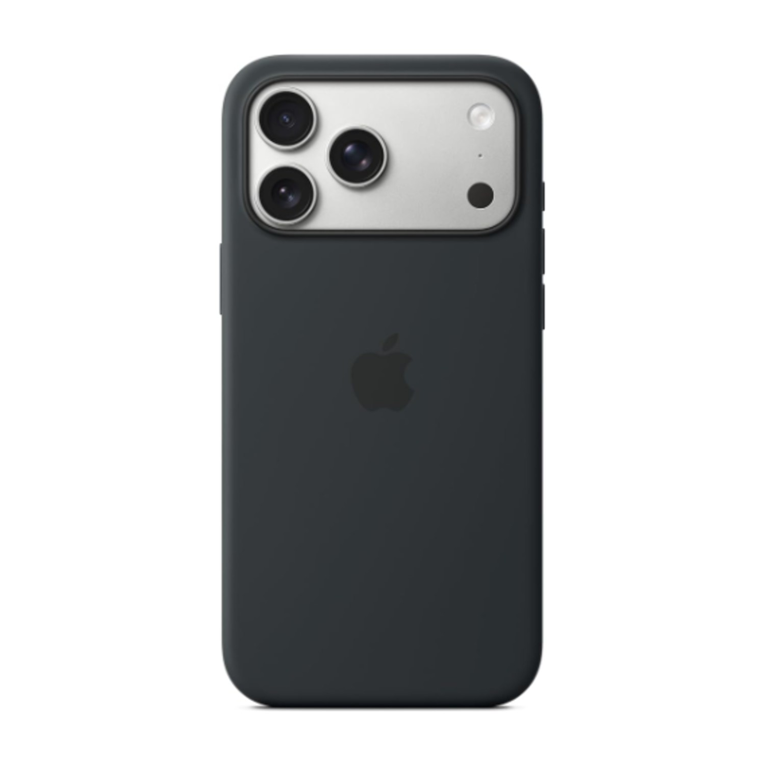 Generic iPhone 17 Pro Max Silicone Case with MagSafe – Black ​​​​​​​