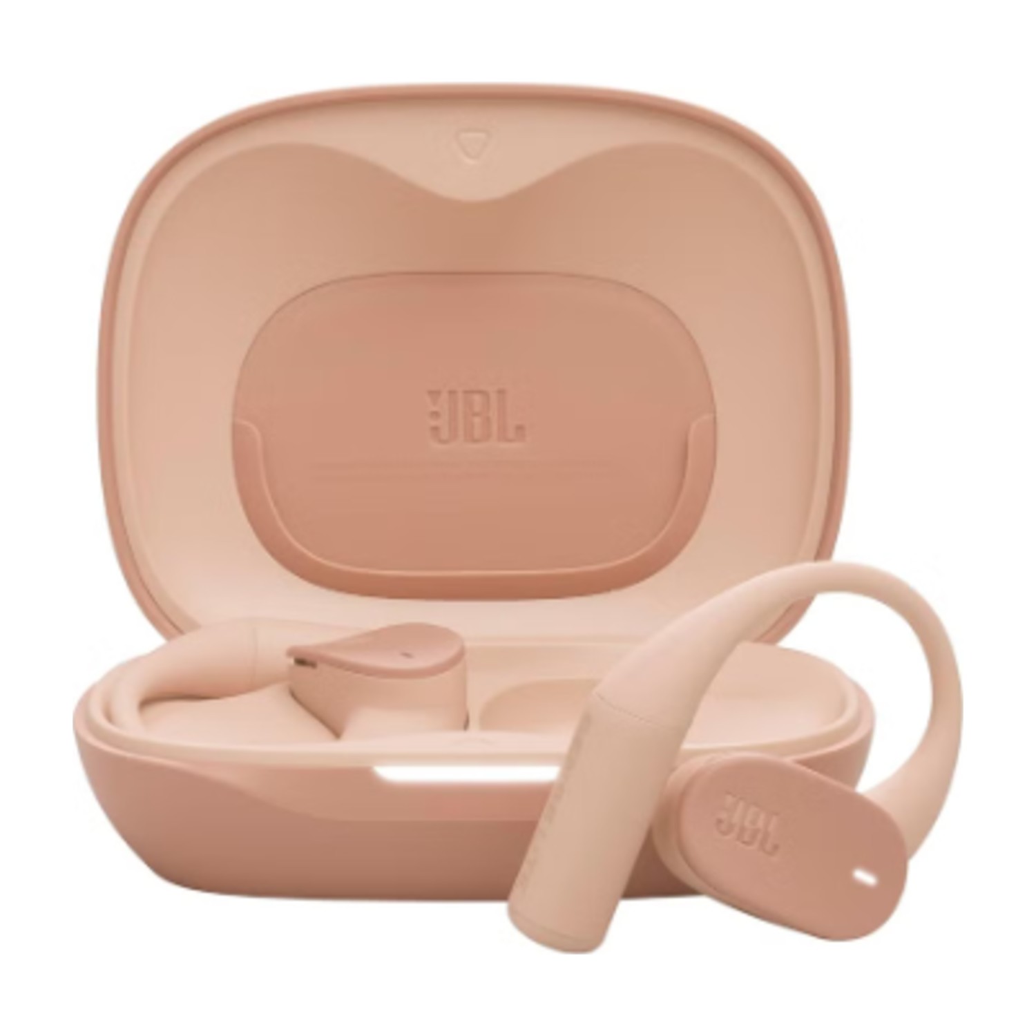 JBL Sense Lite Wireless Earbuds with Open Design and Ear Hook, JBL OpenSound Air Conduction Technology, 32 Hours Operation, Water & Dust Resistant IP54, Beg beige