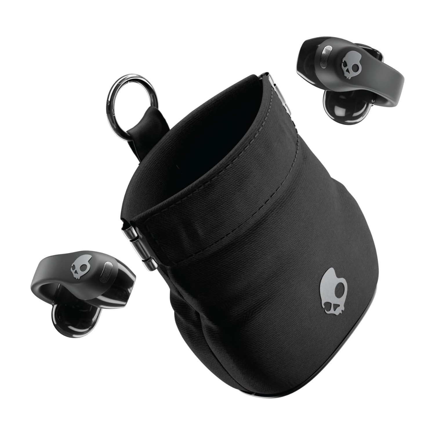 Skullcandy Push® 720 سماعات أذن لاسلكية حقيقية مفتوحة الأذن، مشغلات ديناميكية 14 مم، عمر بطارية 30 ساعة، IP67 مقاوم للعرق والماء، Google Fast Pair+Finder، حقيبة/حقيبة شحن لاسلكية - أسود