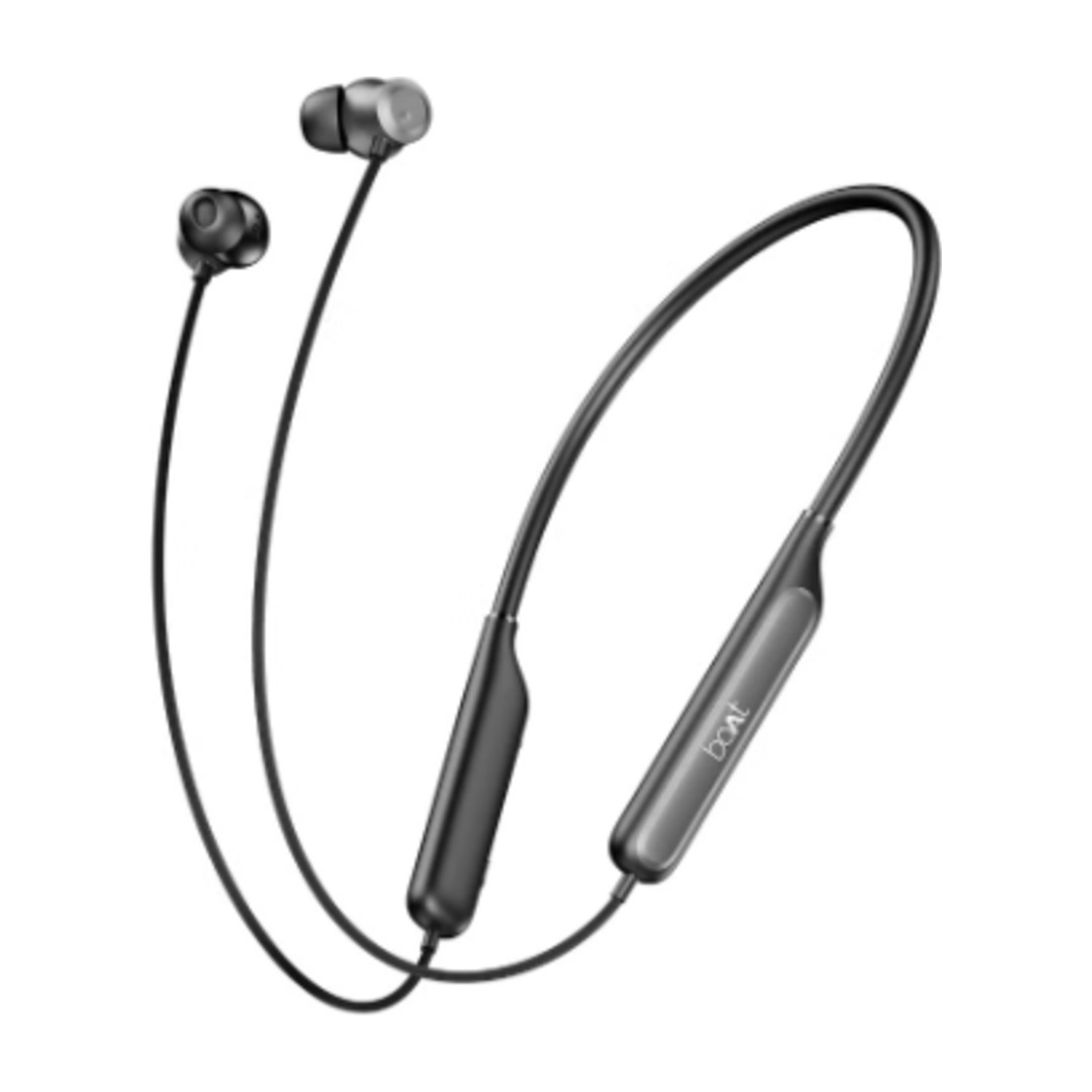 Rockerz 210 ANC Bluetooth in Ear Neckband w/Spatial Audio, 30dB ANC, AI - ENx Technology, 40hrs Playback, EQ Modes, 13 mm Drivers, Dual Pair & Fast Pair Onyx Black
