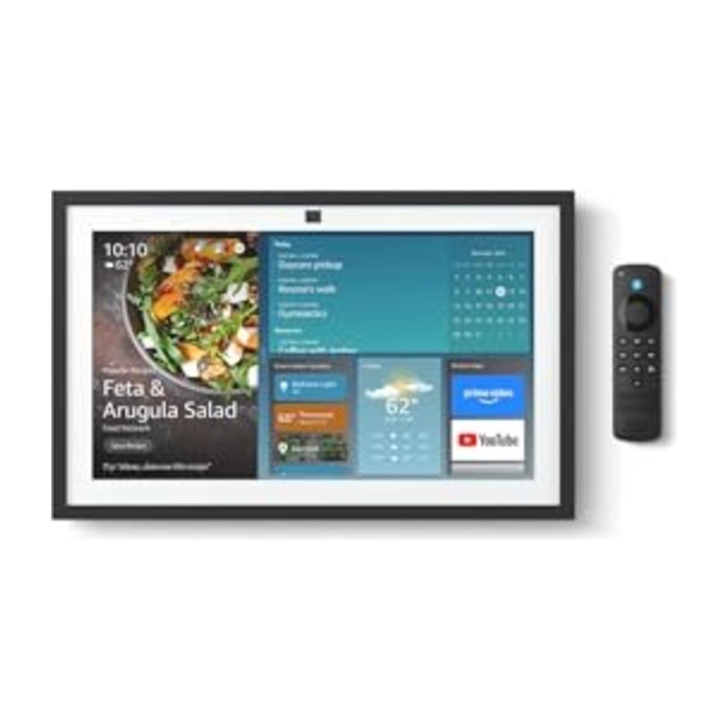 Amazon Echo Show 15 (newest model), Full HD 15.6" kitchen hub for home organization, with built-in Fire TV, Designed for Alexa+