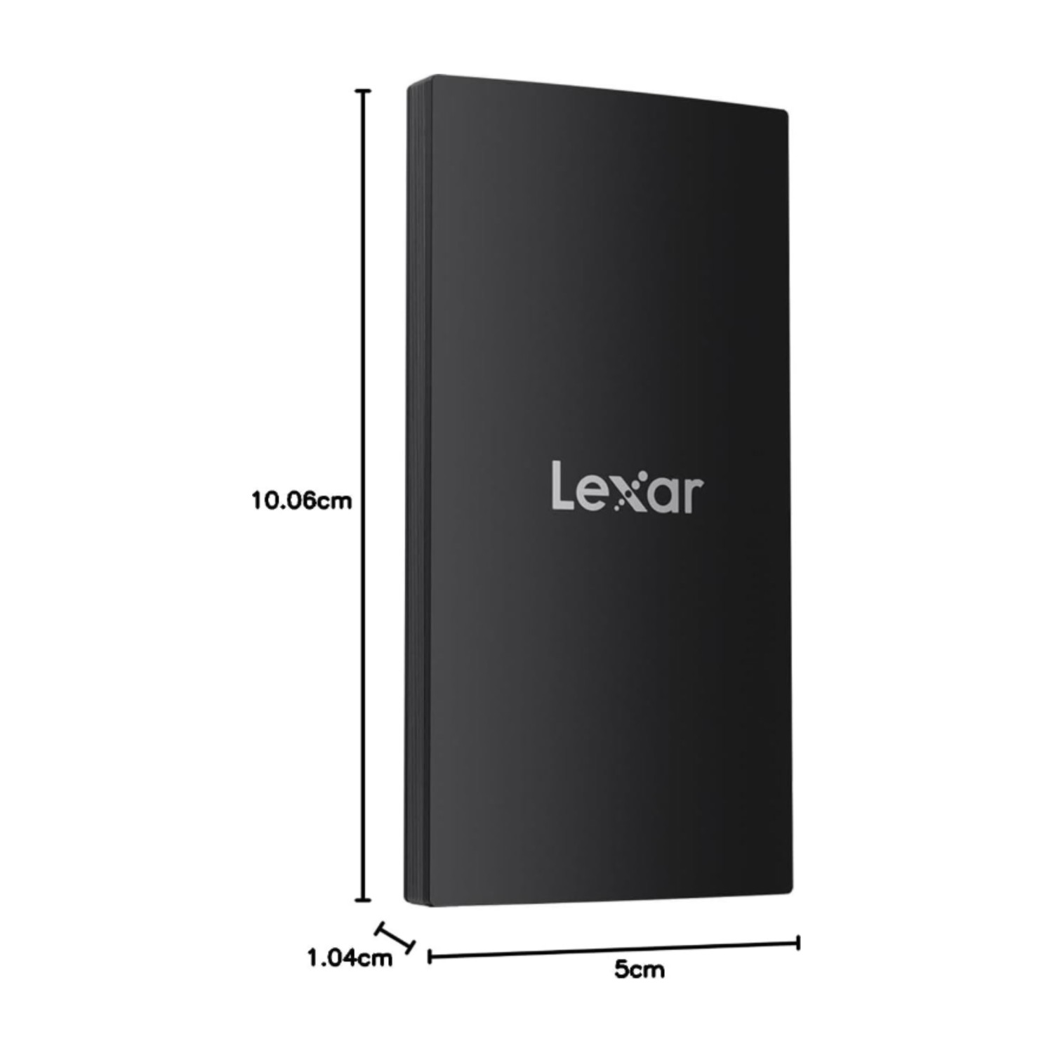 ليكسار SL300 USB 3.2 Gen 2 Type - C قرص صلب صلب محمول، أسود - 1 تيرابايت