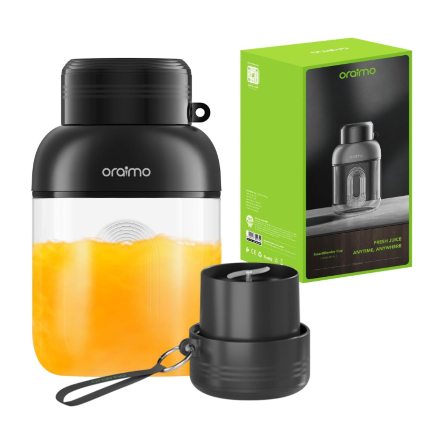 Oraimo Portable Blender Bottle,1000ml /33.8ozPersonal Mixer Juice Blender