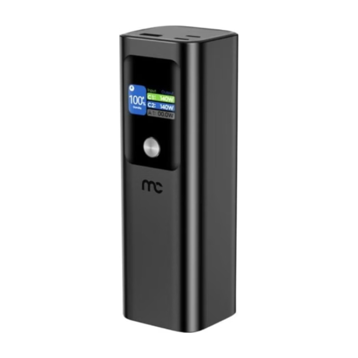 PB – D300 Powerbank – 27000 مللي أمبير في الساعة | شاحن محمول 140 واط | شحن سريع | محمول | دعم الأجهزة المتعددة أسود