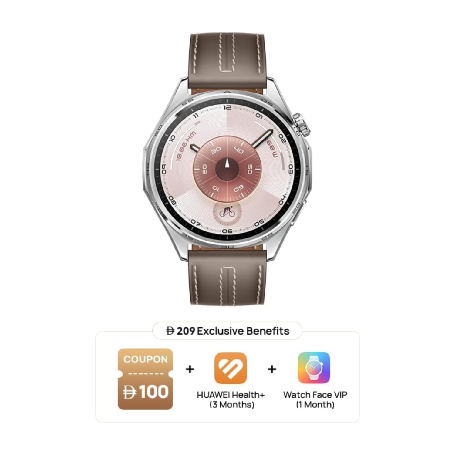 ساعة هواوي جي تي 6 الذكية، 46 مم، عمر بطارية يصل إلى 21 يومًا، ساعات ذكية GPS مع وضع رياضي 100+، ركوب الدراجات، متوافق مع iOS و Android، الرفاهية العاطفية، مراقبة الصحة