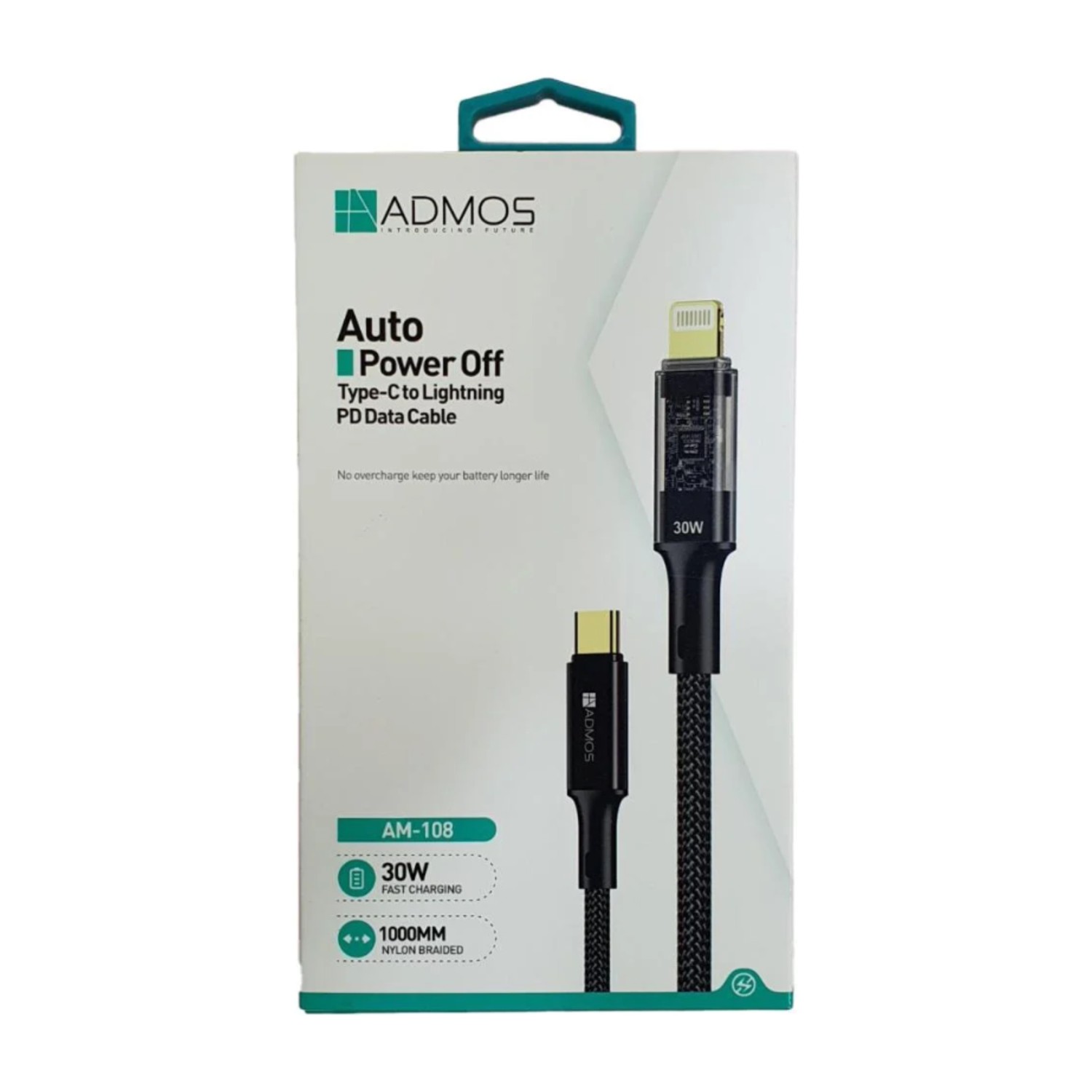 شاحن ADMOS Type - C مع فصل تلقائي - AM108