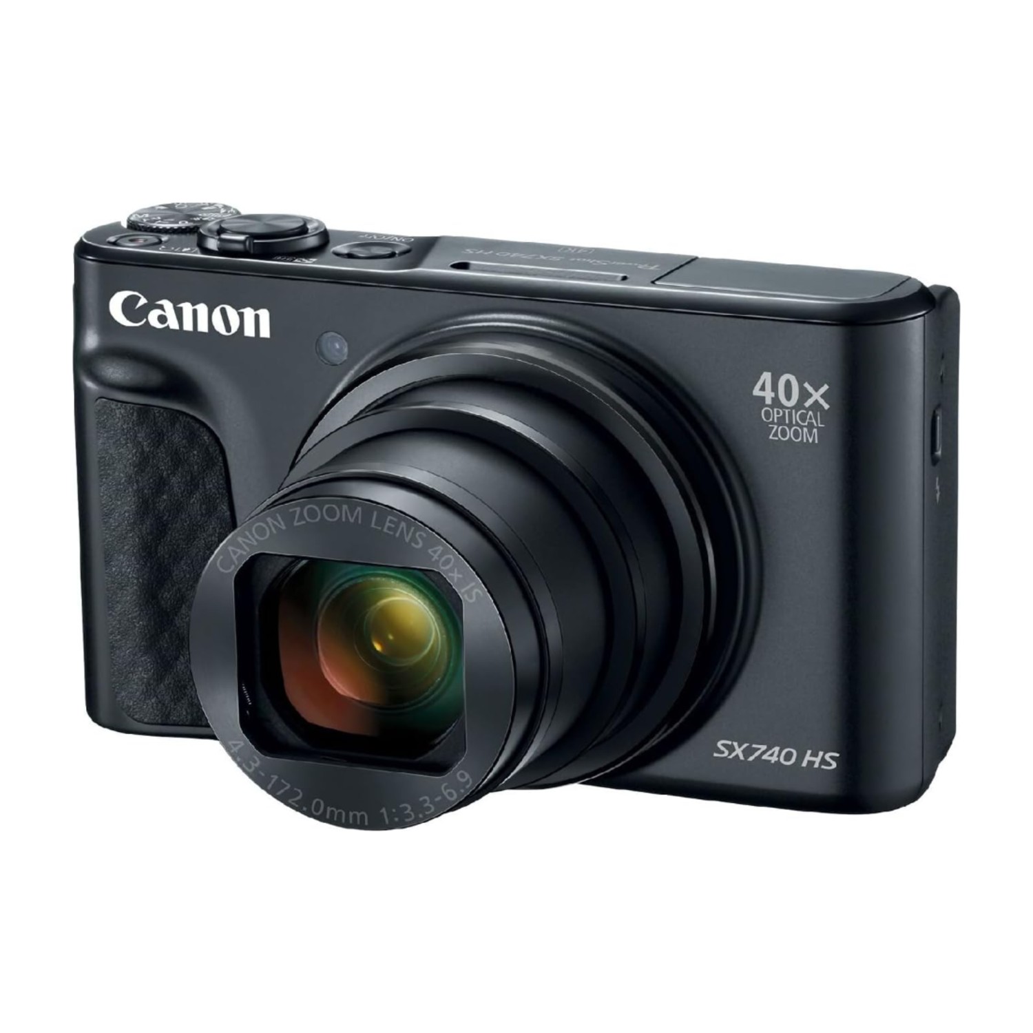 Canon PowerShot SX740 HS Digital Camera (Black)