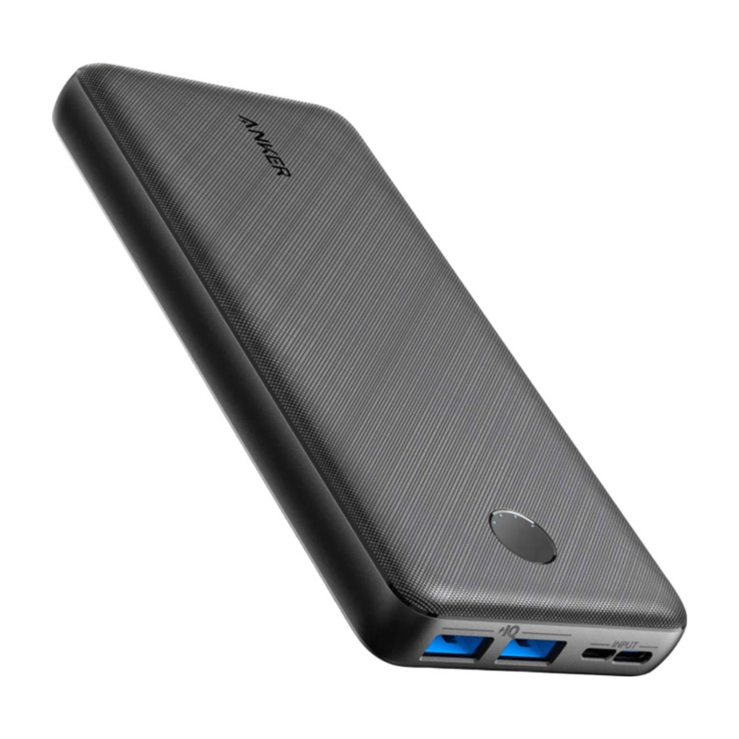 شاحن متنقل Anker 325 PowerCore 20K، سعة بطارية 20000 مللي أمبير في الساعة