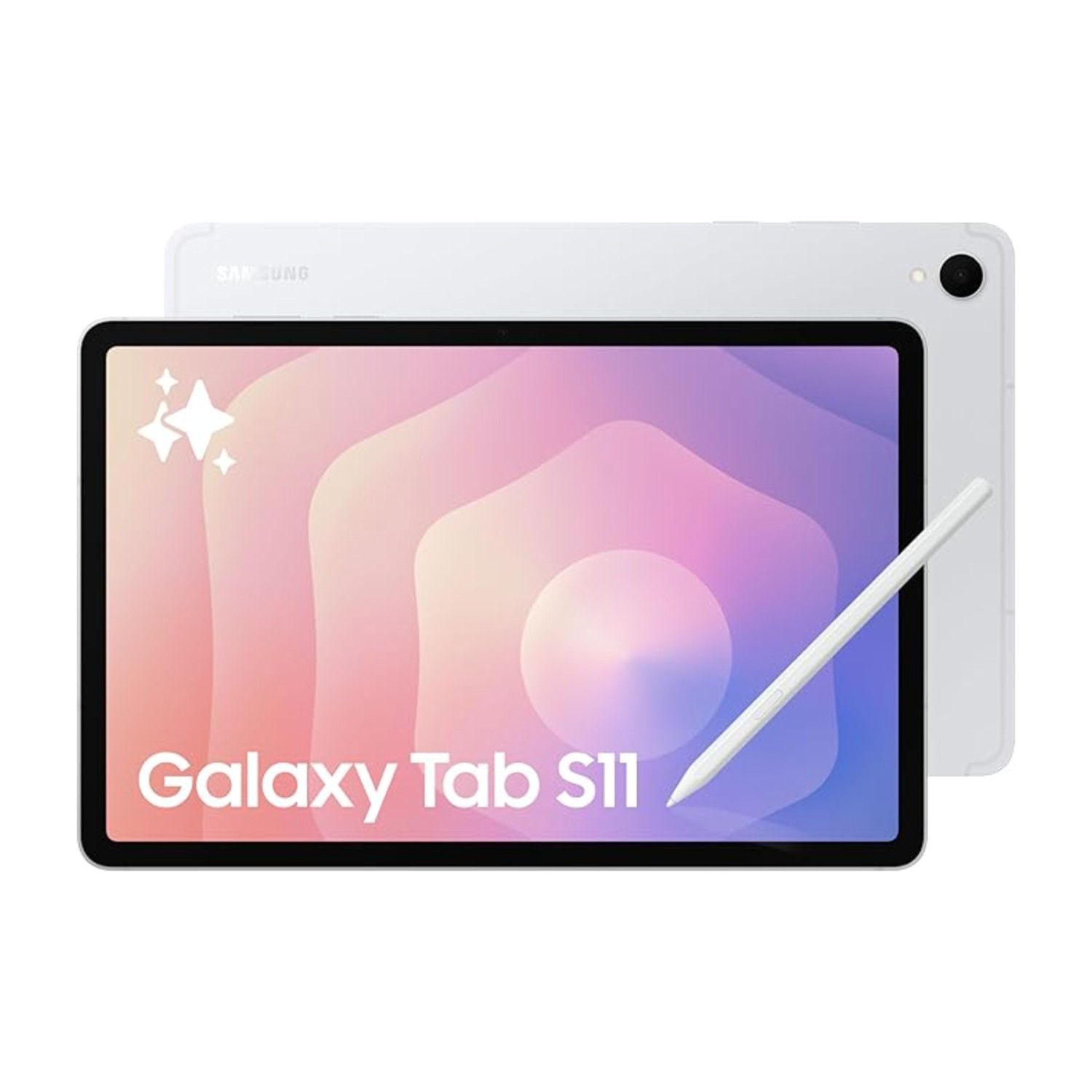 Samsung Galaxy Tab S11 AI Tablet 5G – ذاكرة وصول عشوائي 12 جيجابايت 256 جيجابايت فضي