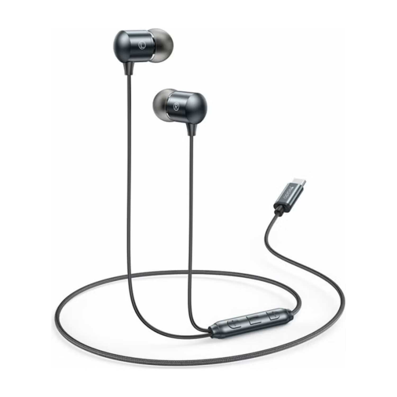 YH43 HIFI Lossless Sound Quality 10mm Dynamic Speaker Type-C Digital Interface In-ear Earphone