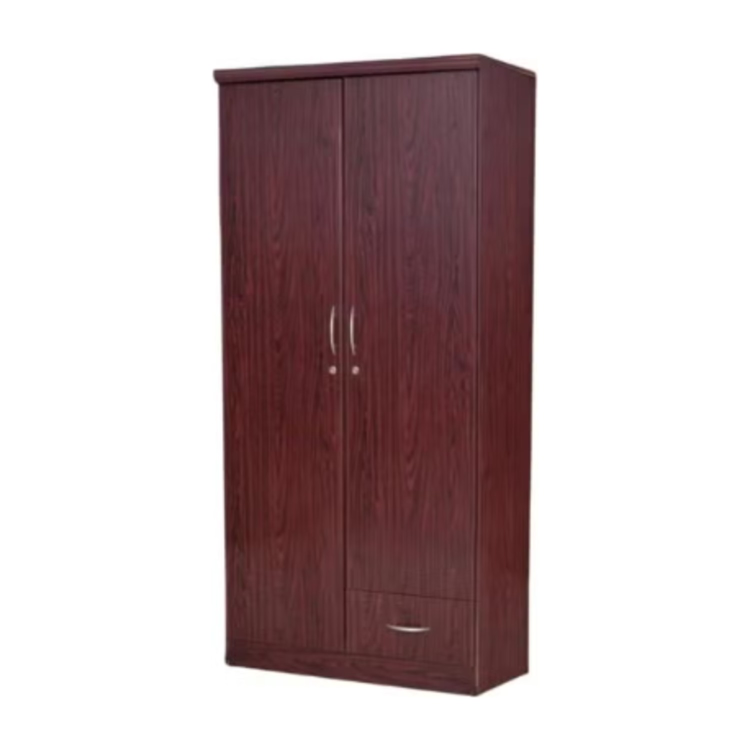 Riley 2 Door Wooden Wardrobe With One Lockable Drawer (With Installation)