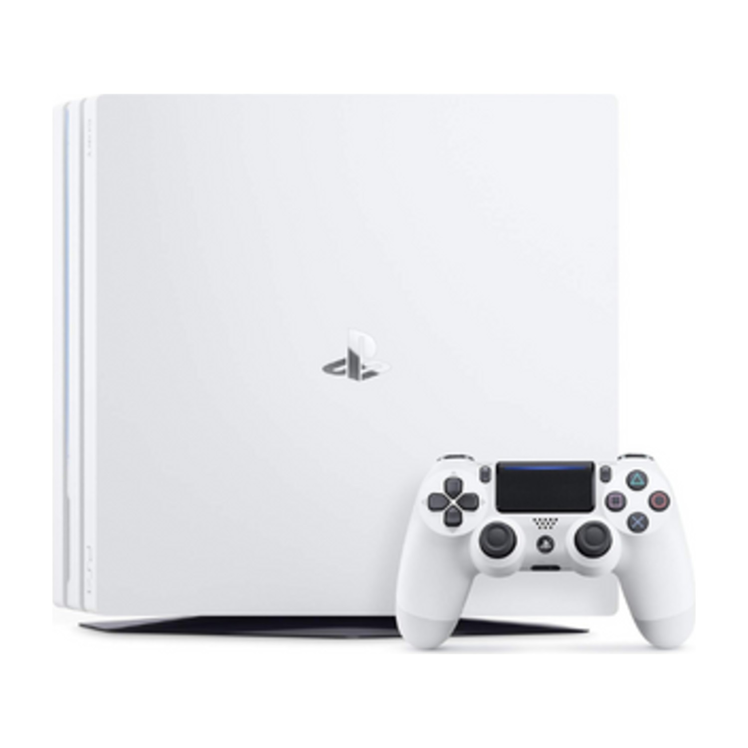 Renewed Sony PlayStation 4 Pro 1TB Console with single controller white
