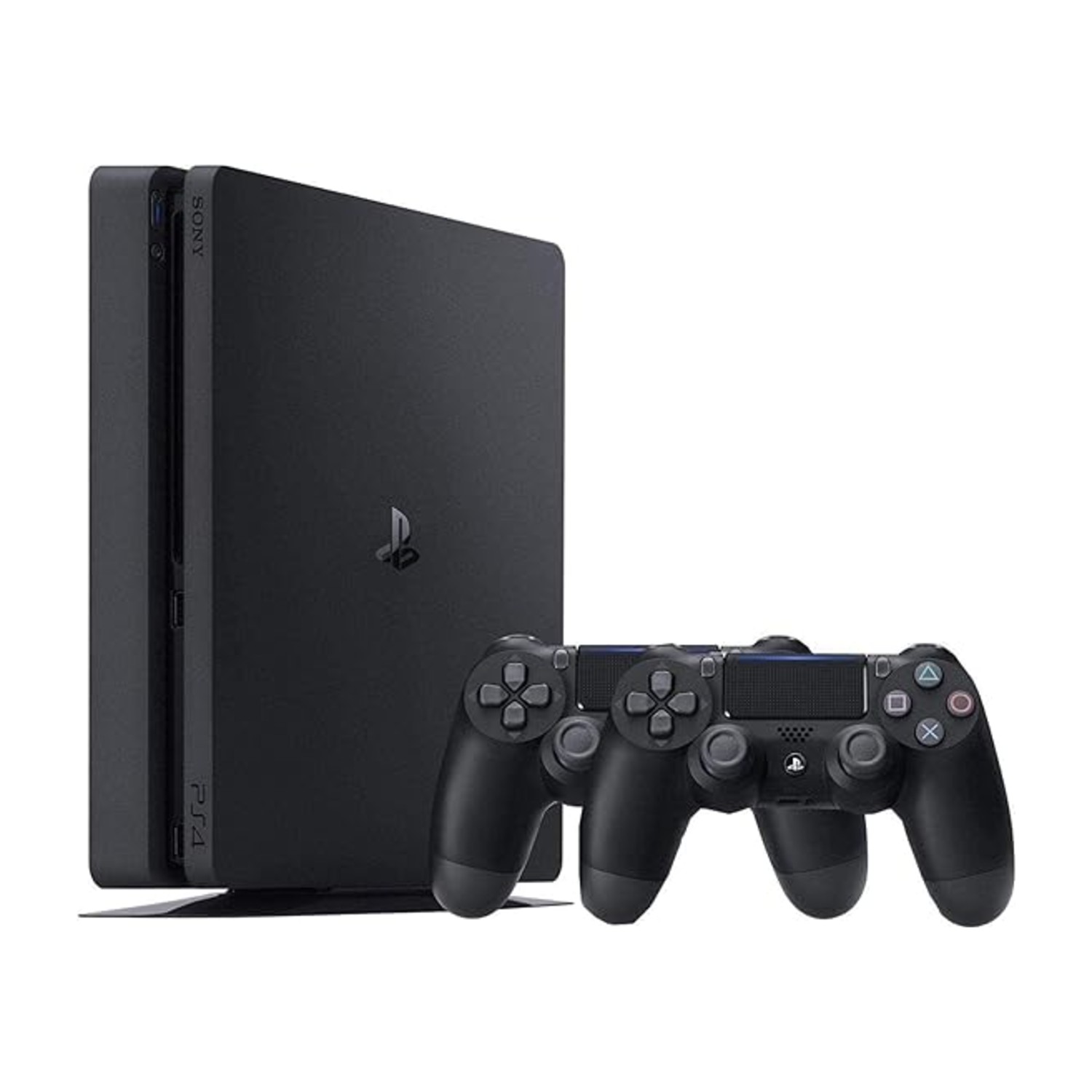 Pre-Owned Sony PlayStation 4 Used 1TB Console Black with 2 Controllers HDR Bluetooth 5.3