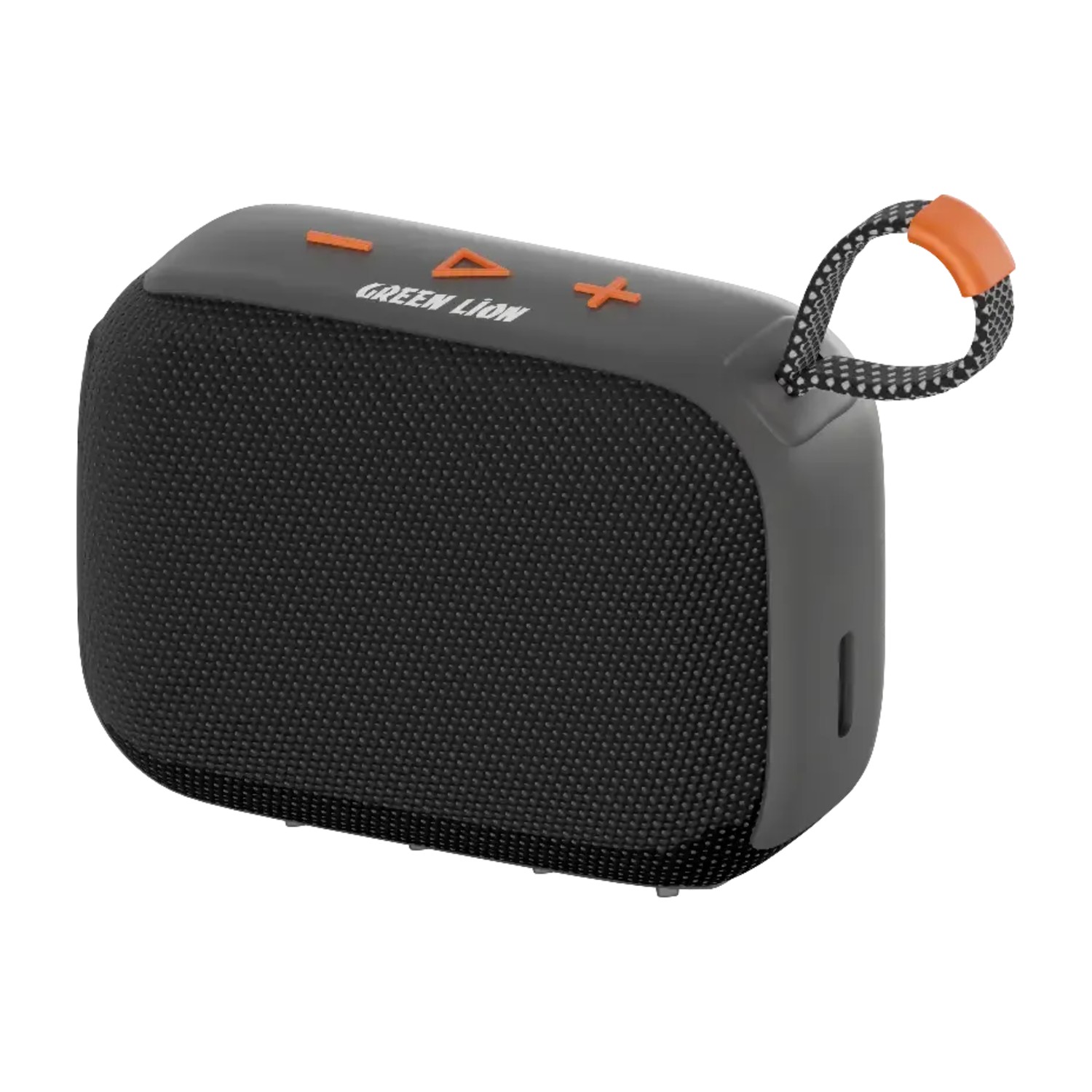 مكبر صوت Green Lion BeatBox محمول يعمل بتقنية البلوتوث (5 واط)، يدعم Bluetooth 5.1 ومنفذ USB-C والتشغيل عبر بطاقة TF وUSB - أسود