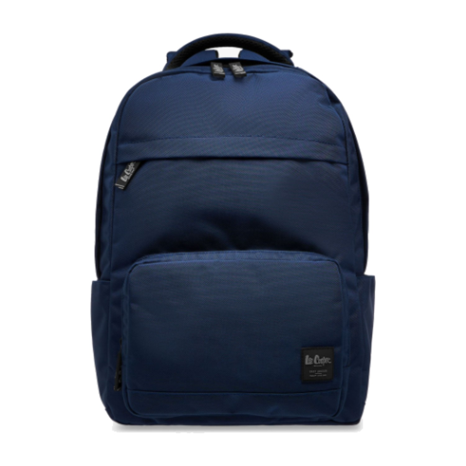 Lee Cooper Textured School Backpack with Adjustable Straps and Zip Closure - 34x47x21 cm - Blue