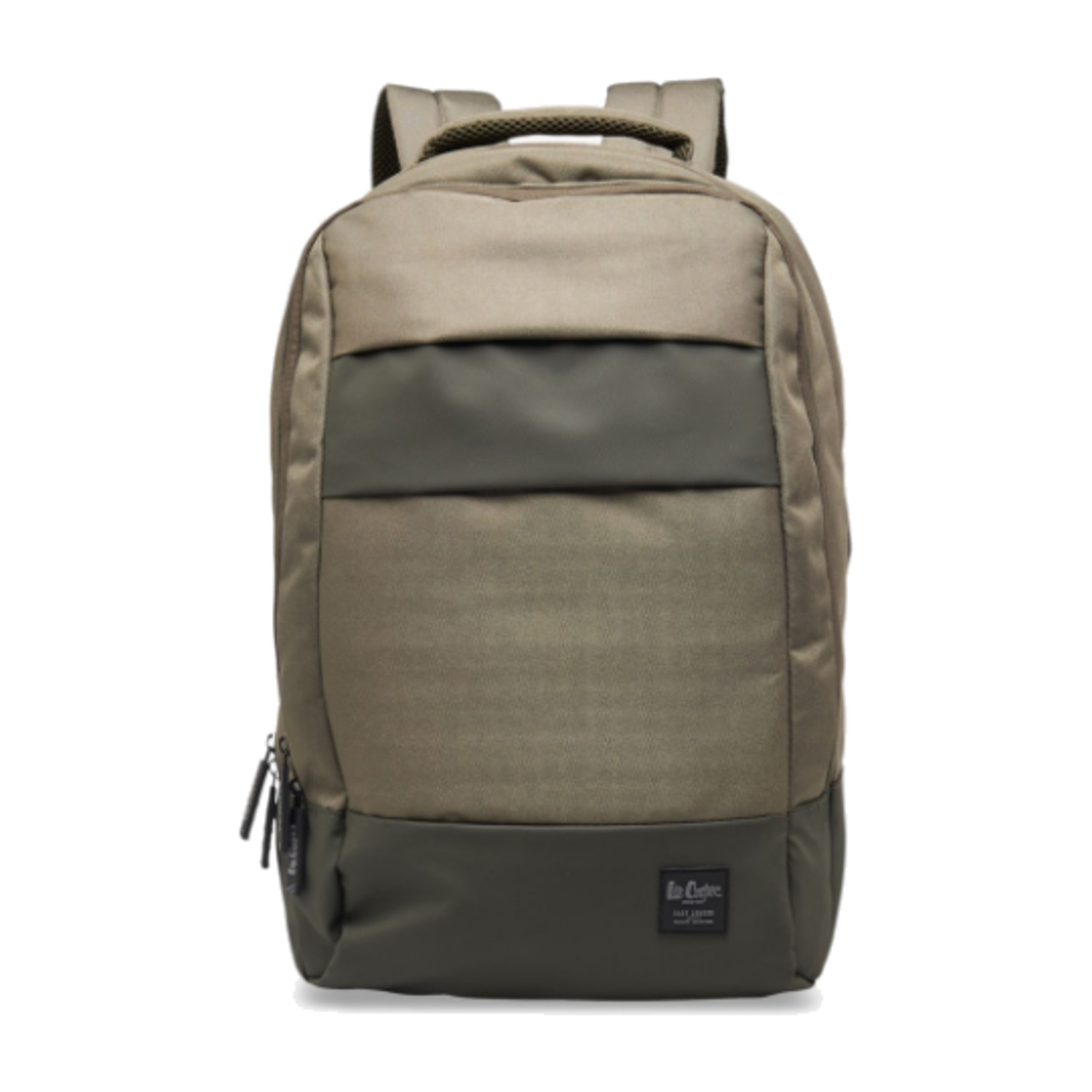 Lee Cooper Solid School Backpack with Adjustable Shoulder Straps and Zip Closure - 17x32x48 cms - Green
