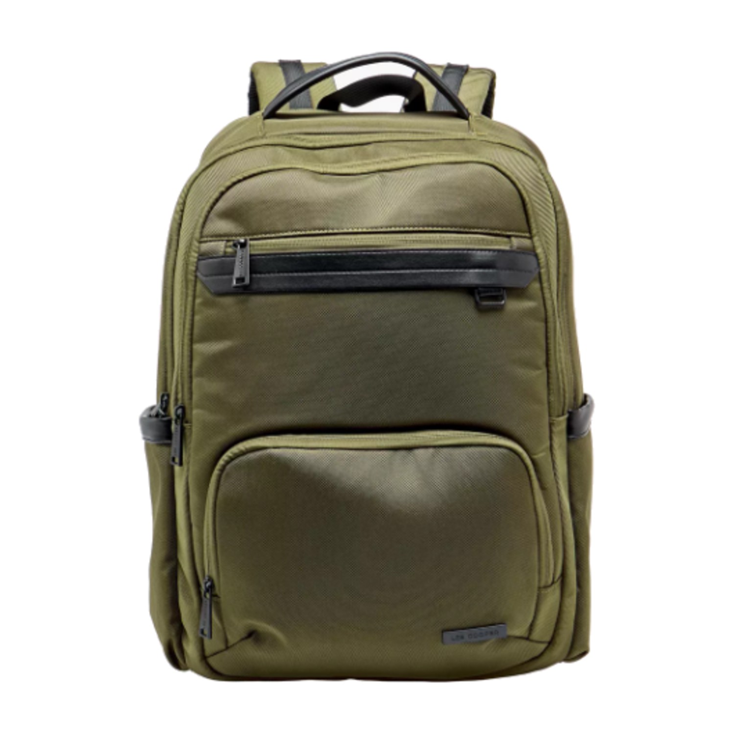 Lee Cooper Textured Backpack with Adjustable Shoulder Straps - Green