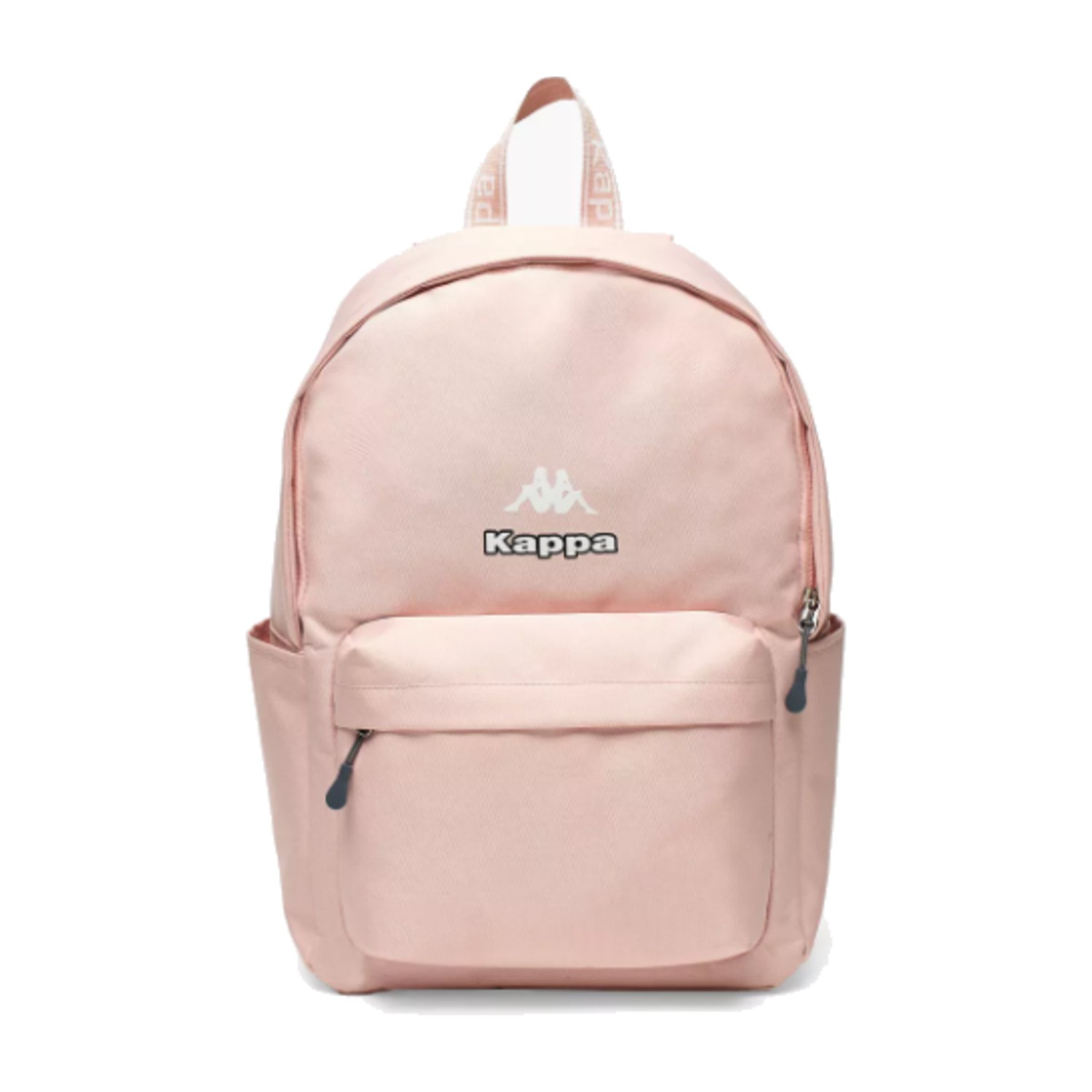 Kappa Logo Detail Backpack with Adjustable Shoulder Straps - Pink