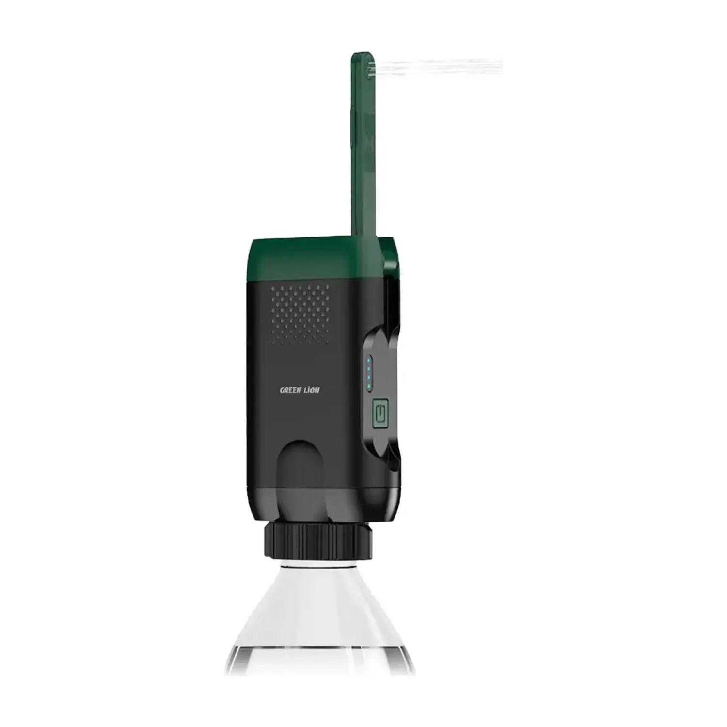 شطاف محمول "Green Lion Pocket Bidet Neo" – أخضر | شطاف سفر قابل لإعادة الشحن بمنفذ USB-C وفوهة قابلة للطي