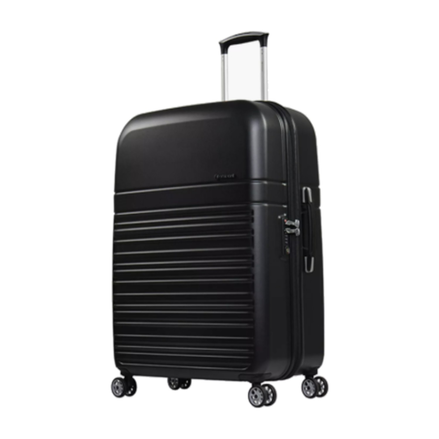 Eminent 53 CM Cabin Hard Case Luggage Trolley Bag with Double 4 Wheels | KF91 - Black