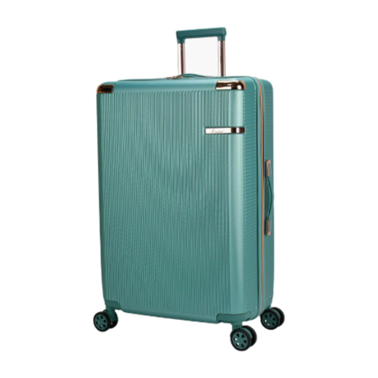 Senator 84 cm Hard Case Extra Large Luggage Trolley Bag with Double 4 Wheels | A5123 - Green