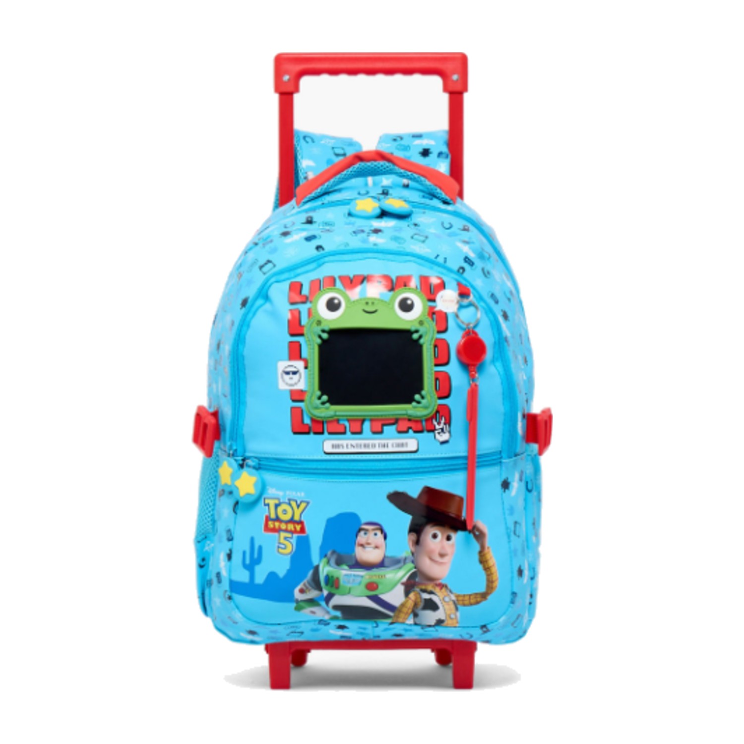 Disney Toy Story Print Trolley Bag for Boys 5-8 Years with Laptop Compartment - 16 inches