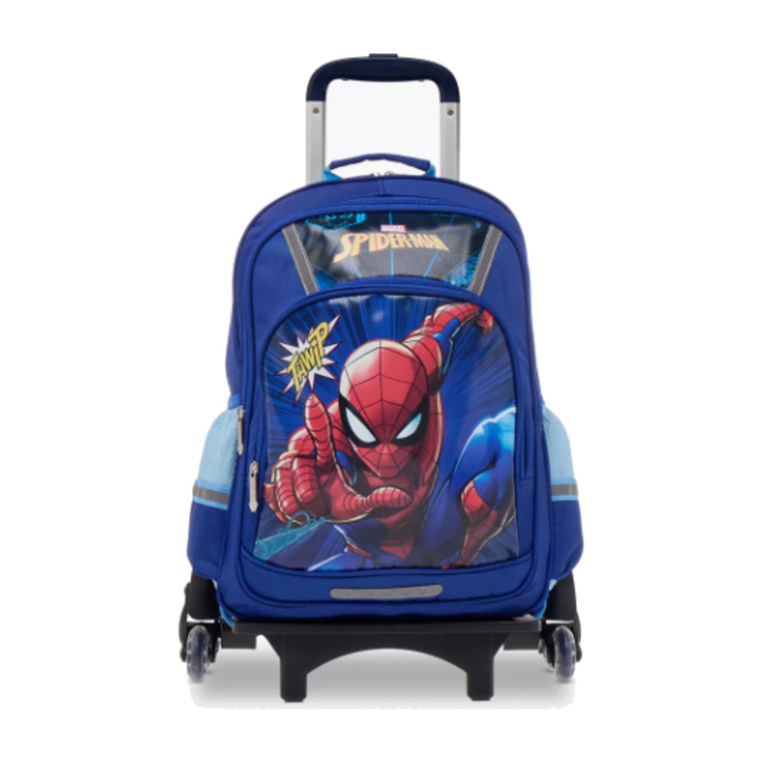 Disney Spider-Man Print Trolley Backpack with Retractable Handle - 16 inches