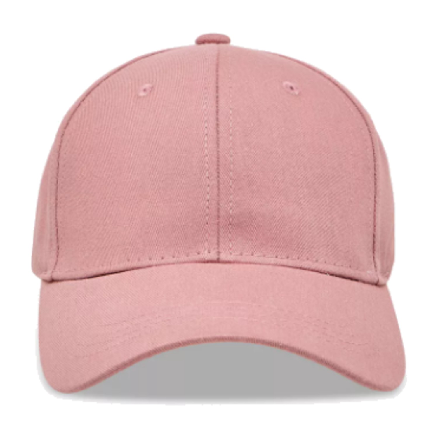 Baseball Style Cap with Buckled Strap Closure (Free Size) - Pink