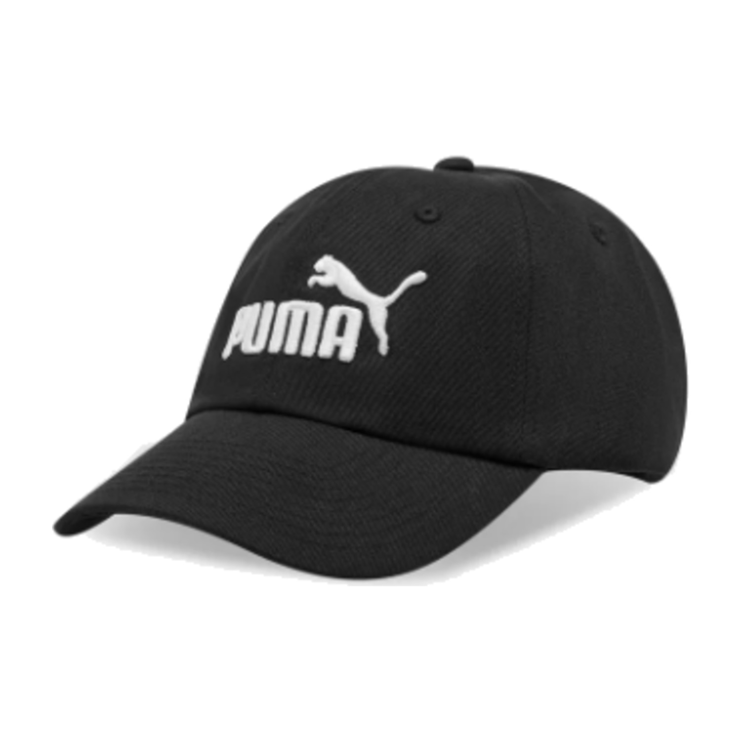 PUMA Cap with Hook and Loop Strap Closure (Free Size) - Black