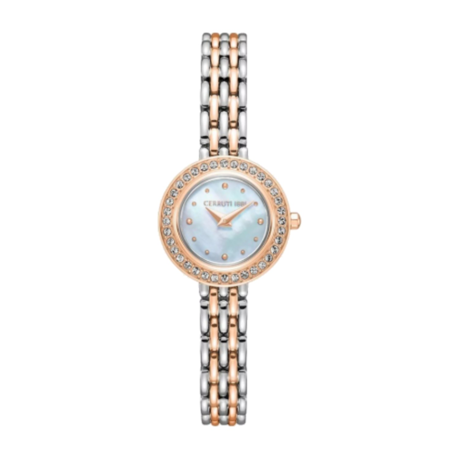 Cerruti 1881 Matera Women's 26MM Dual Tone Analog Stainless Steel Strap Watch | CIWLG0073004