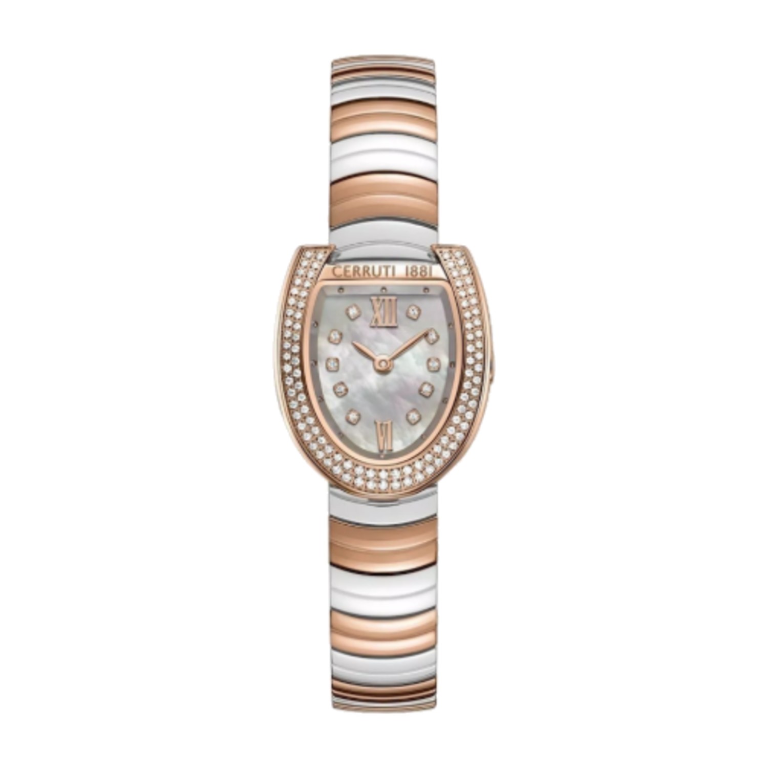 Cerruti 1881 Lerici Women's 16MM Dual Tone Analog Stainless Steel Strap Watch | CIWLG0074103