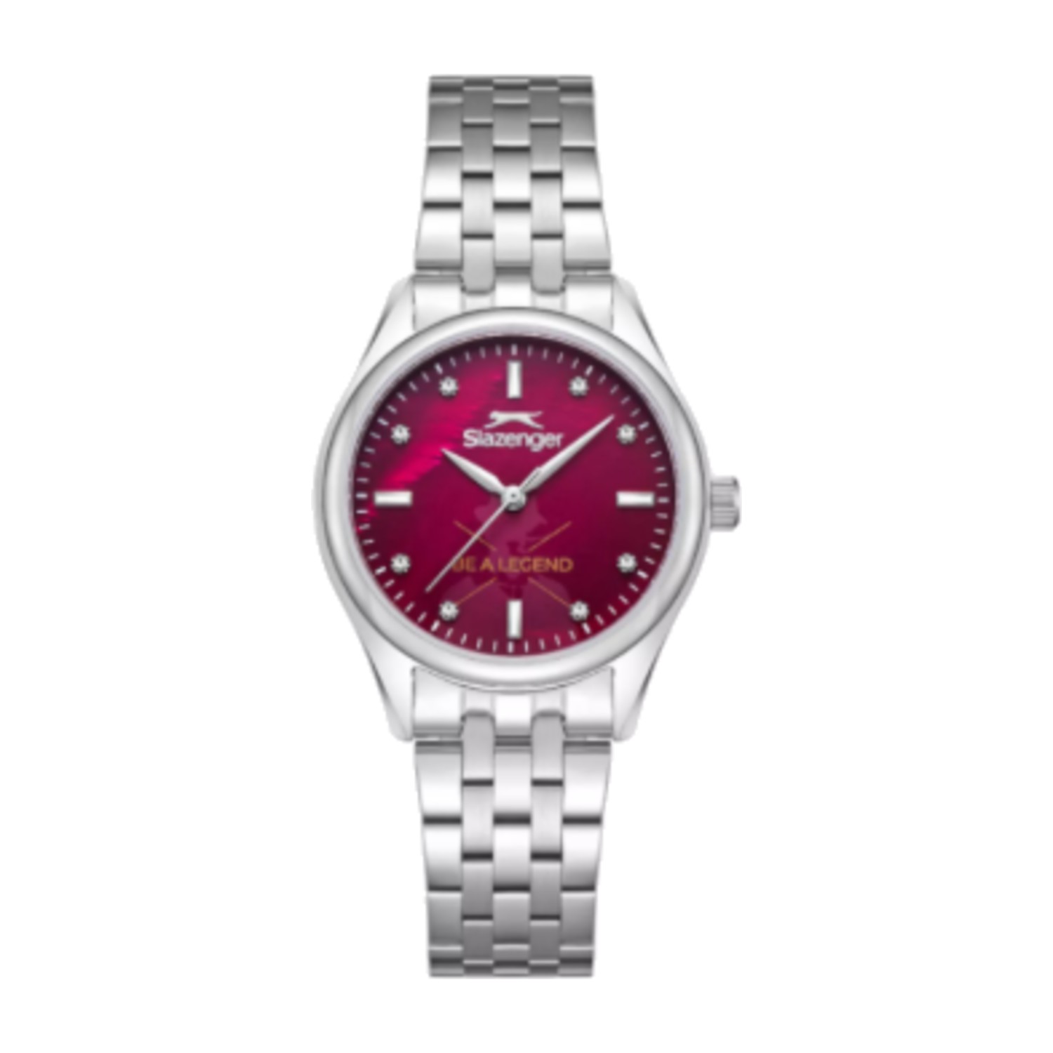 Slazenger Silver Tone Analogue Ladies Watch